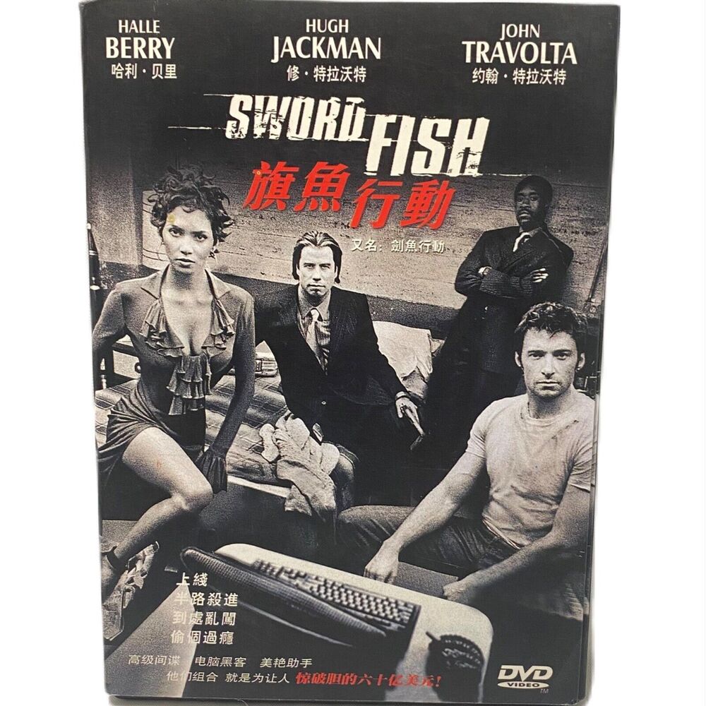 Swordfish DVD Movie Hong Kong Version Out Of Print With Case John Travolta